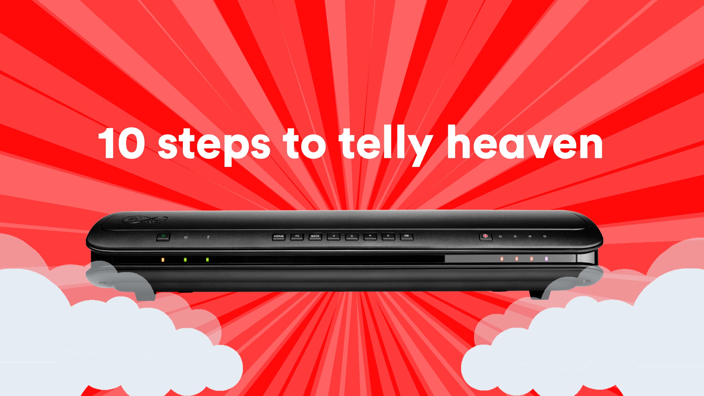 10 steps to telly heaven with the Virgin TV TiVo Box Virgin Media